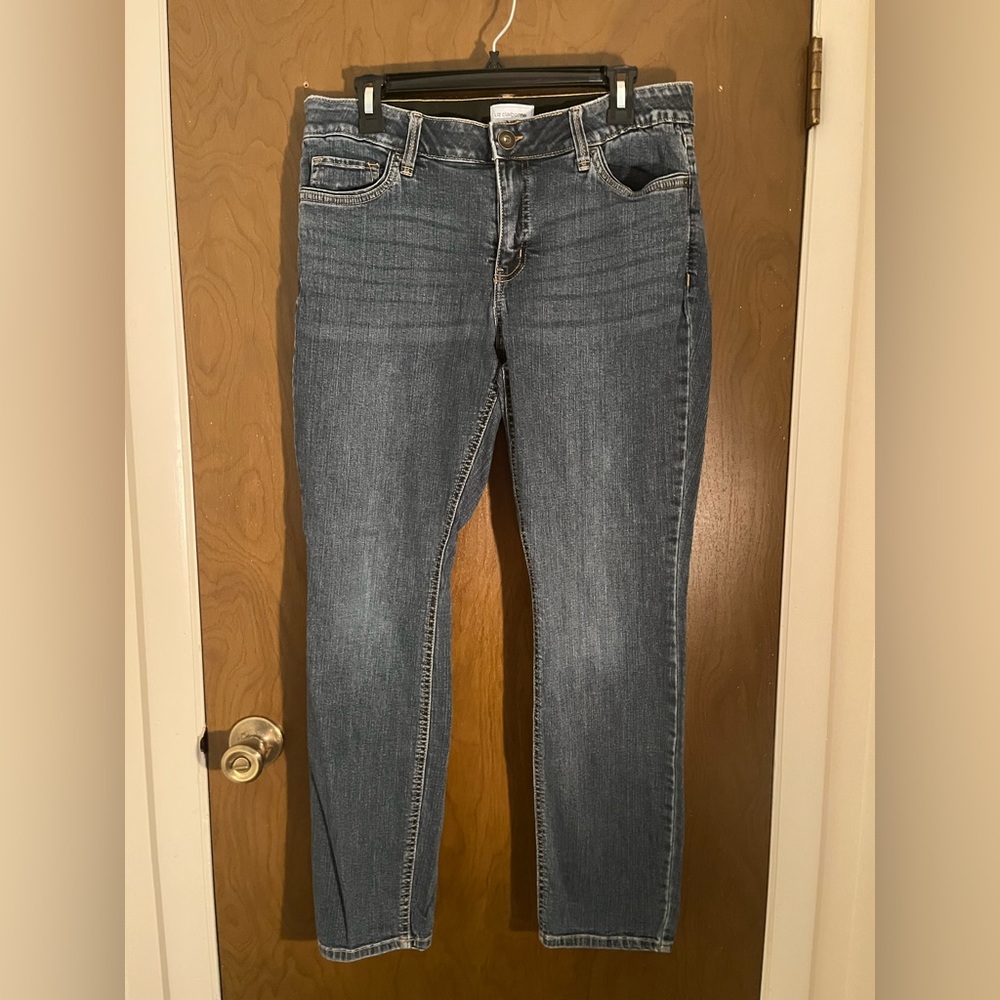 Liz Claiborne Dark Blue Straight Leg Jeans